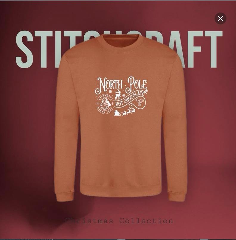 North Pole/ Hot Chocolate Christmas Jumper