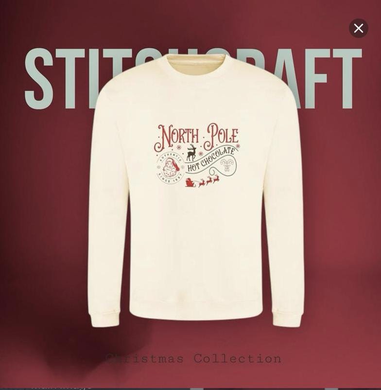 North Pole/ Hot Chocolate Christmas Jumper