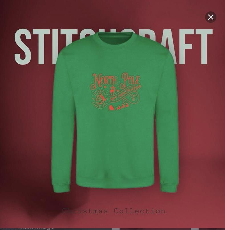 North Pole/ Hot Chocolate Christmas Jumper