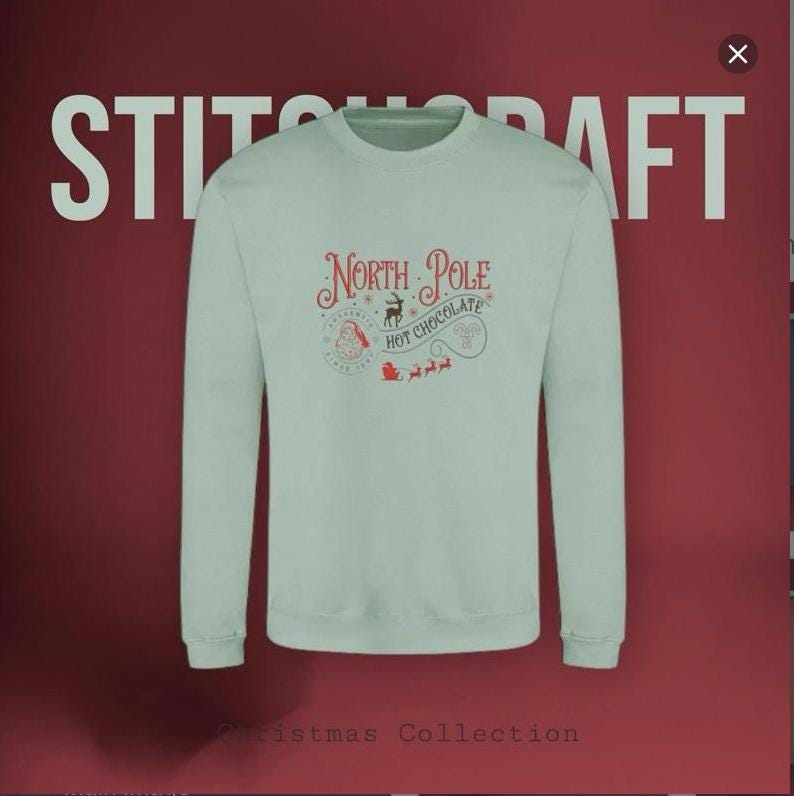 North Pole/ Hot Chocolate Christmas Jumper