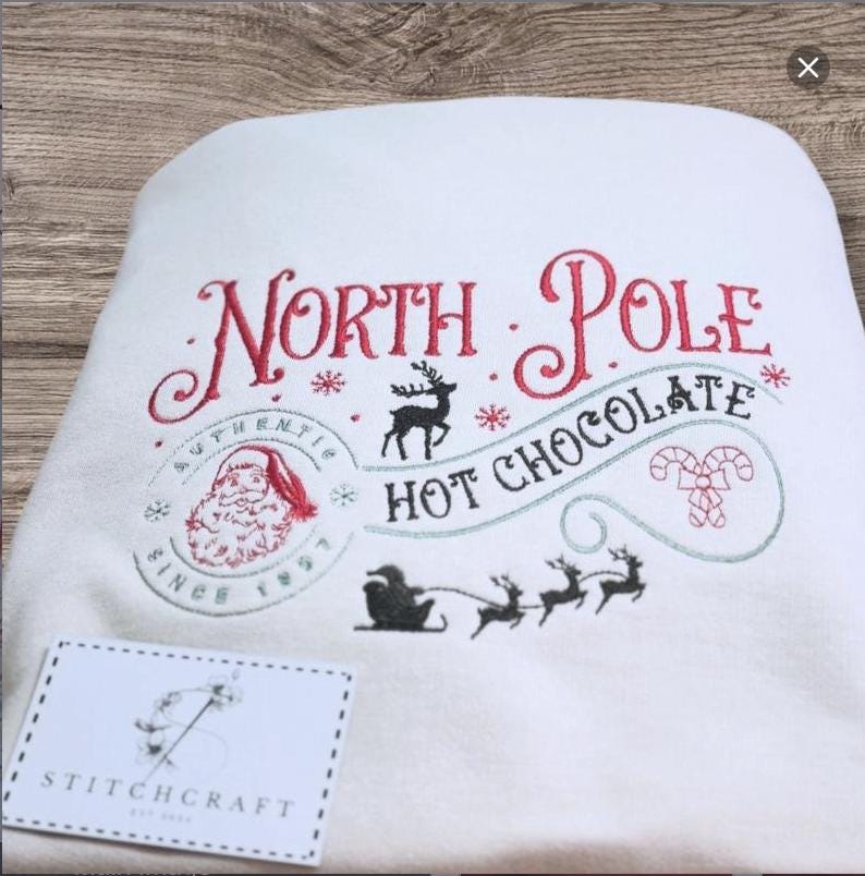 North Pole/ Hot Chocolate Christmas Jumper
