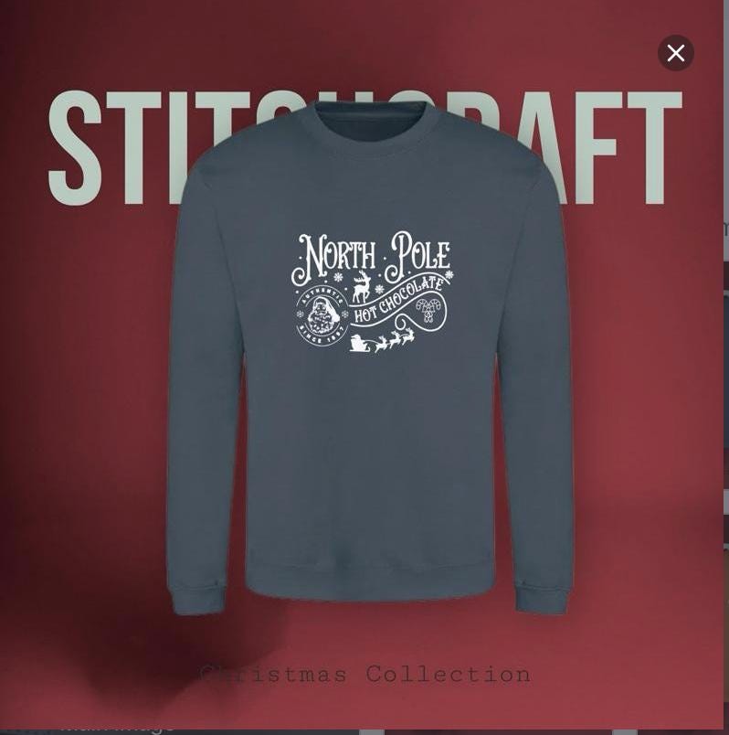 North Pole/ Hot Chocolate Christmas Jumper